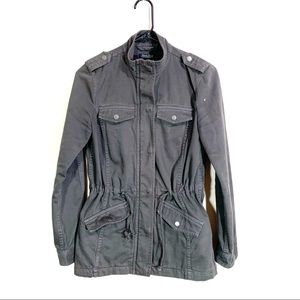 Lucky Brand Gray Military Jacket